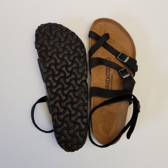 Birkenstock Seres Black Leather Sandals 41 - Picture 5 of 5